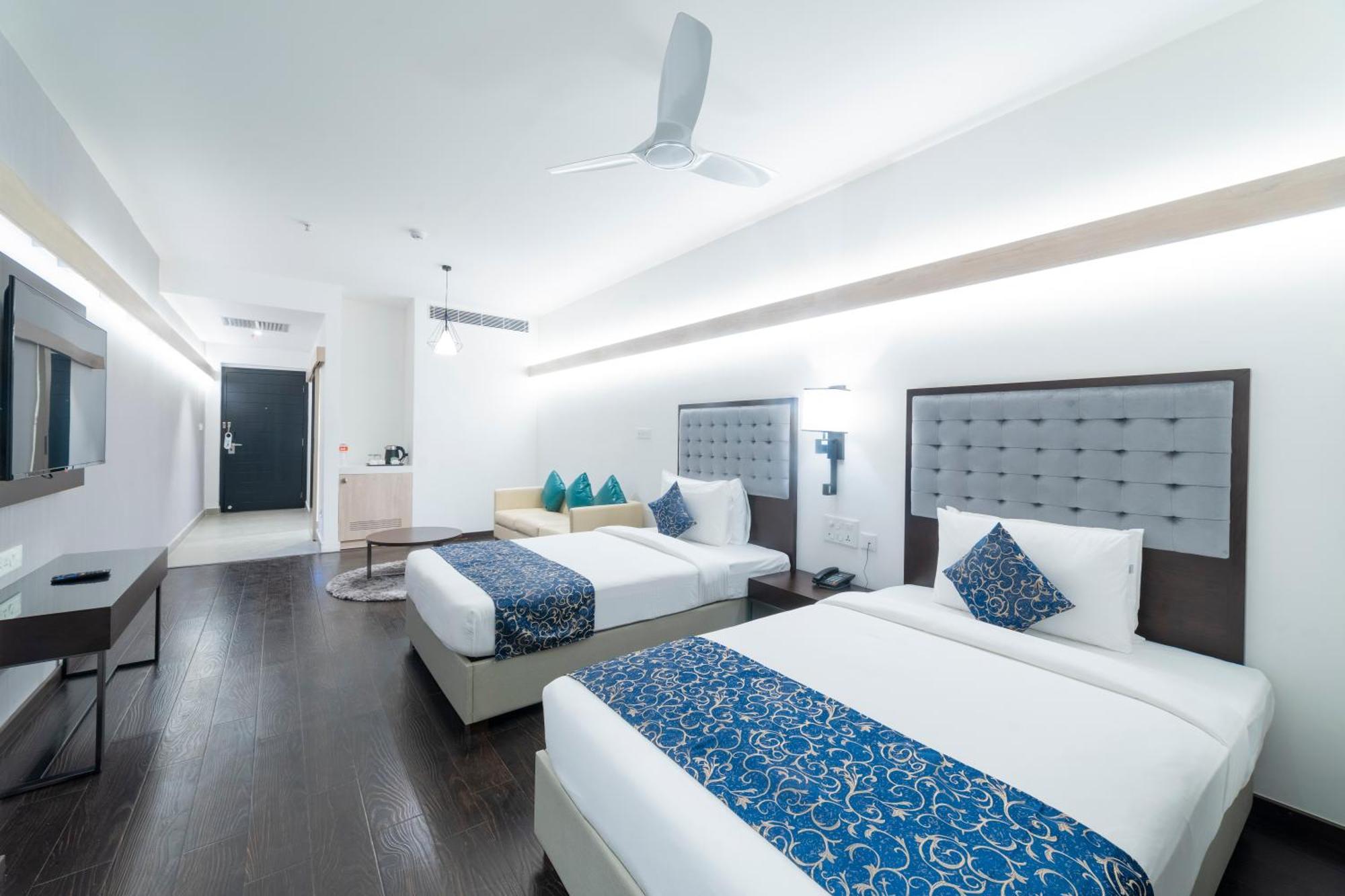 Hotel Deccan Serai Grande, Gachibowli, Hyderabad Bagian luar foto